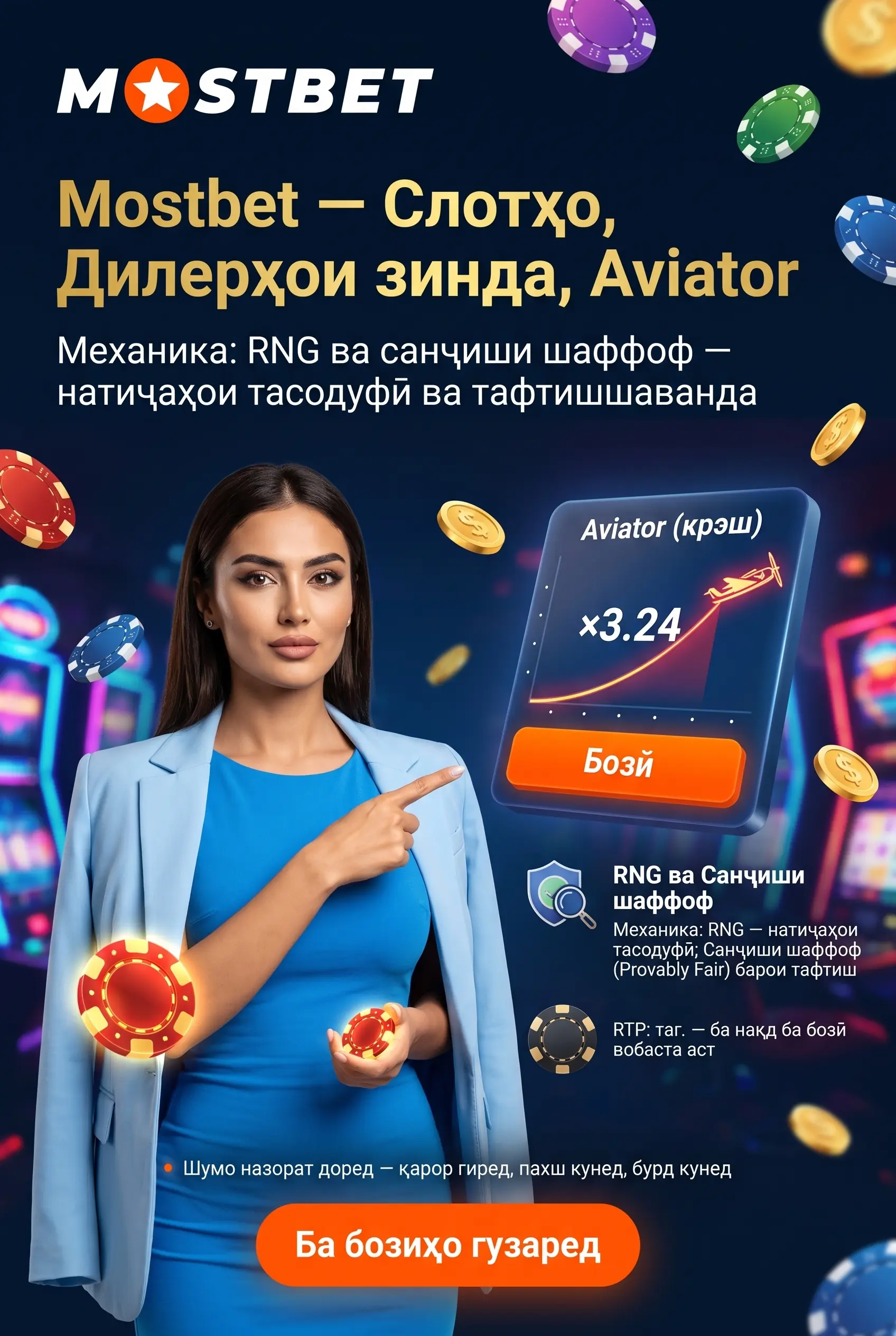 Mostbet чист ва чӣ пешниҳод мекунад